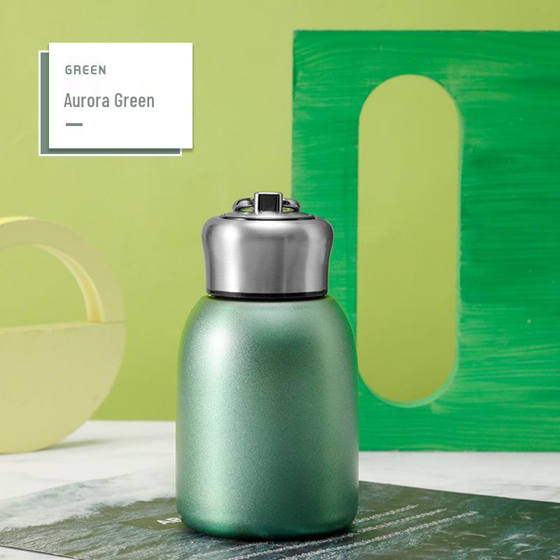 

New Guofeng Chubby Insulated Mug with Handle - Portable Outdoor Pocket Cup 300ml