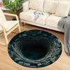 1pc Non-Slip Floor Mat - Realistic Deep Hole Illusion, Soft Flannel Surface with Non-Slip Backing for Bathroom, Living Room