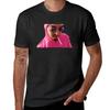 Pink Guy TShirt Sweat Anime Clothes Slim Fit T Shirts for Men