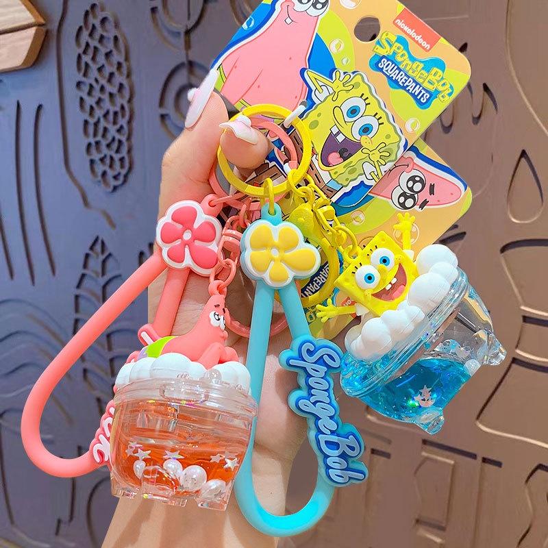 Authentic Spongebob Squarepants Bathing Keychain Bag Pendant Wholesale