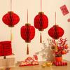 Red Chinese New Year Lanterns Blessing Spring Festival Supplies  Lantern Festival