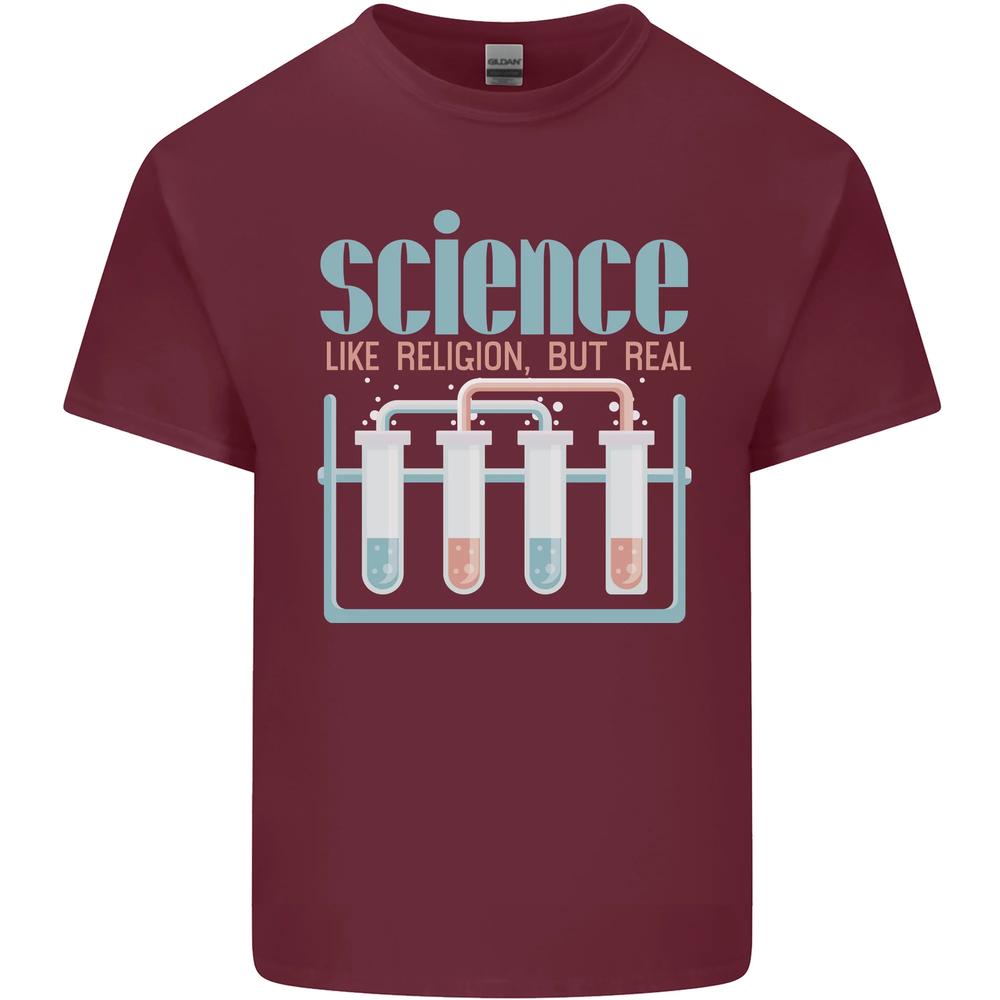 Science Like Religion Atheist Atheism Evolution Unisexs Cotton TShirt Tee Top S