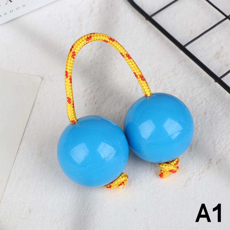 2Pcs Kashaka Rhythmic Balls Portable Rhythmic Fingertip Shaker Single Hand Percussion Instruments For Kid Adults Beginners