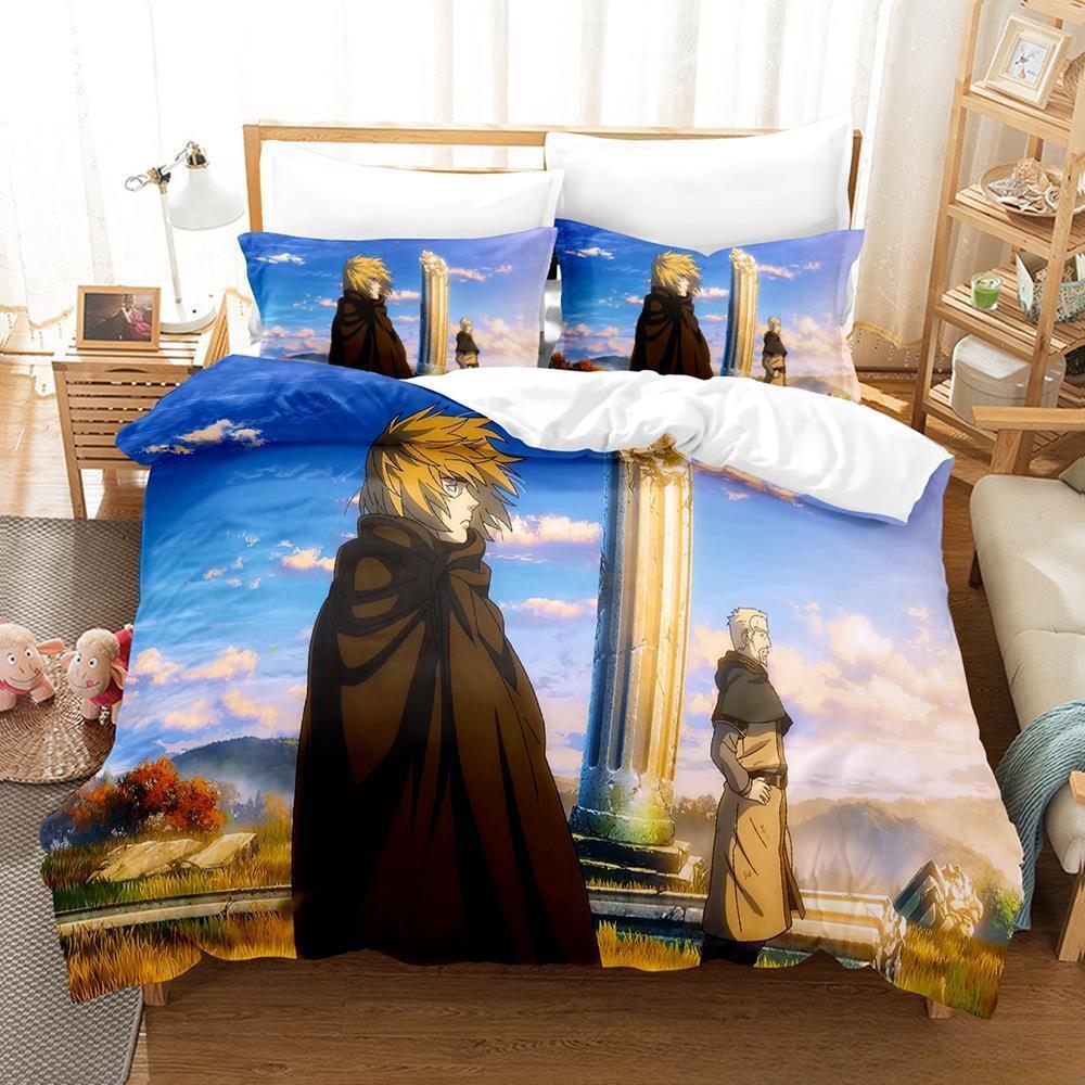 3d Print Anime Vinland Saga Bedding Set Single Twin Full Queen King Size Bed Set Adult Kid Bedroom Duvet cover Sets Home Textile