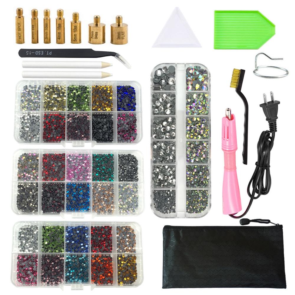 Rhinestone Setter Kit with Pen & Storage Bag for DIY Clothing & Jewelry Accessories