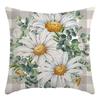 New Tropical Plant Leaves Rainforest Linen Cushion Pillow Cover