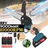 6 Inches Mini Electric Saw 88VF Chain Garden Tree Recording Saw Woodworking Tool Wood Cutter for 18V Battery 3000w