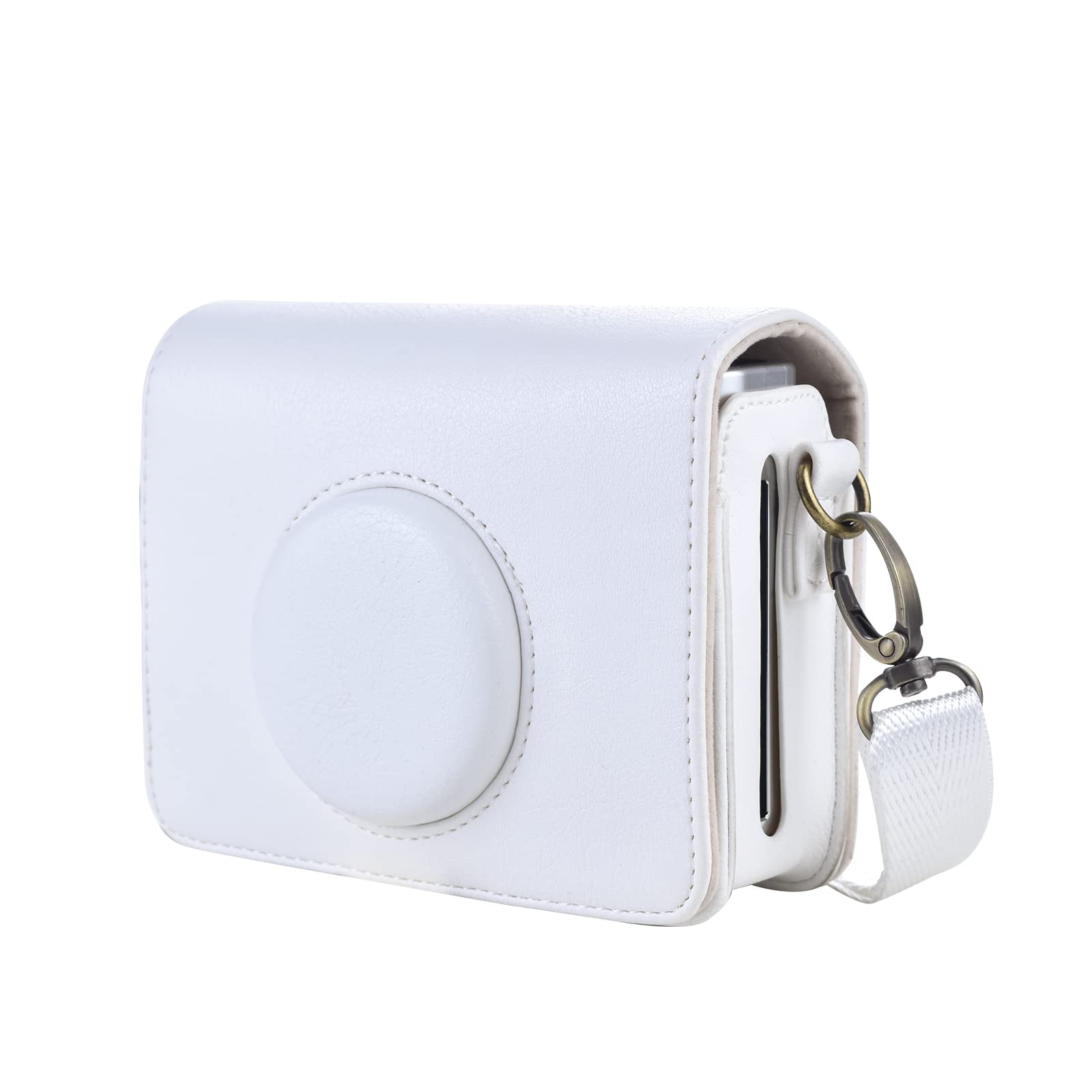 

Rieibi Instax Mini EVO Ретро Защитный чехол из искусственной кожи для камеры instax mini Evo Fuji Instax Mini EVO Мгновенная камера Cheki Evo Съемный Ручной работы белый