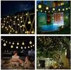 Outdoor Waterproof String Light Yellow LED Edison Spherical Garden Light String