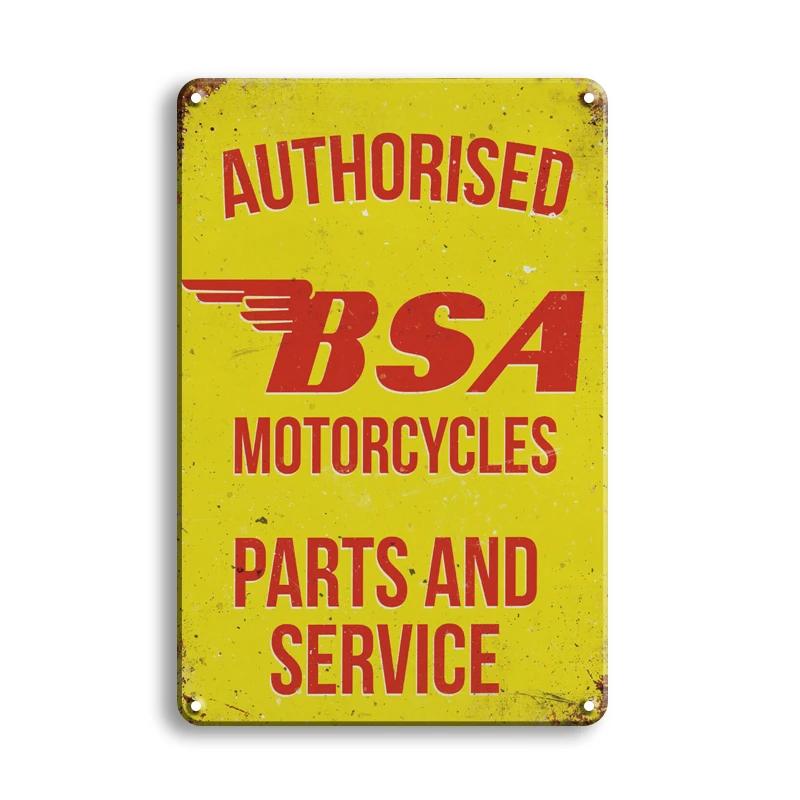 Vintage Motorcycle Guzzi Metal Sign Retro Plate Decorative Plaque Wall Decor Garage Man Cave Motor Tin Painting Wall Decor