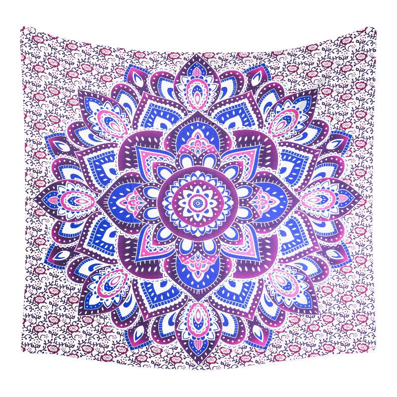 Indian Mandala Boho Wall Hanging Sandy Rug Camping Tent Travel Mattress Bohemian Sleeping Pad Tapestries