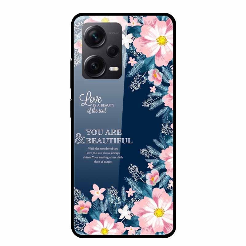 Tempered Glass Cases For Redmi Note 12 Pro Plus 5G Covers Note12 Hard Back Covers for Xiaomi Redmi Note 12 Pro Capas Protective