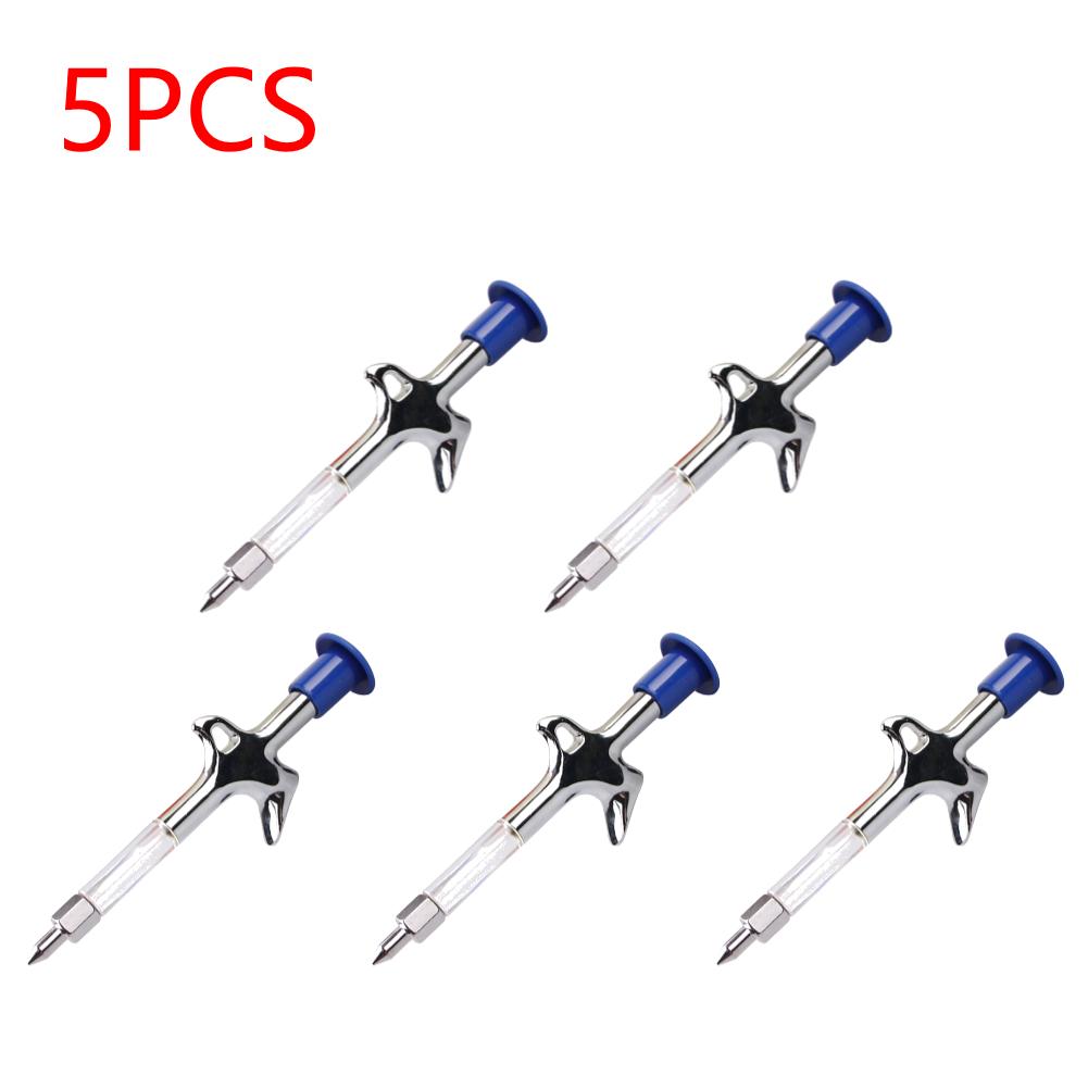 5-1 Stück Fahrrad Aluminiumlegierung Fettpresse Mini-Düse Spritze Fahrradzubehör Wartung Ketteninjektor Fahrradzubehör