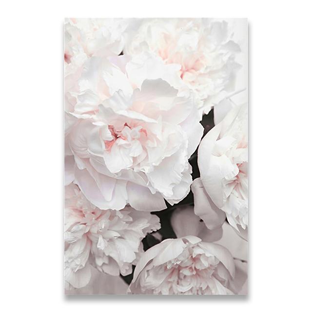 

Скандинавский стиль, пион, цветок, холст, печать, большие настенные художественные плакаты и принты, плакат с цитатой, настенные картины с цветами для гостиной, без рамки 30*40cm