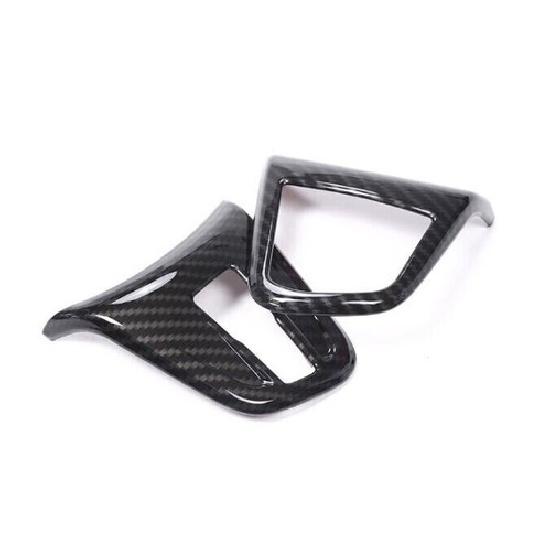 For BMW 2 Series Touring 15-19 ABS Carbon Fiber Steering Wheel Switch Cover Trim