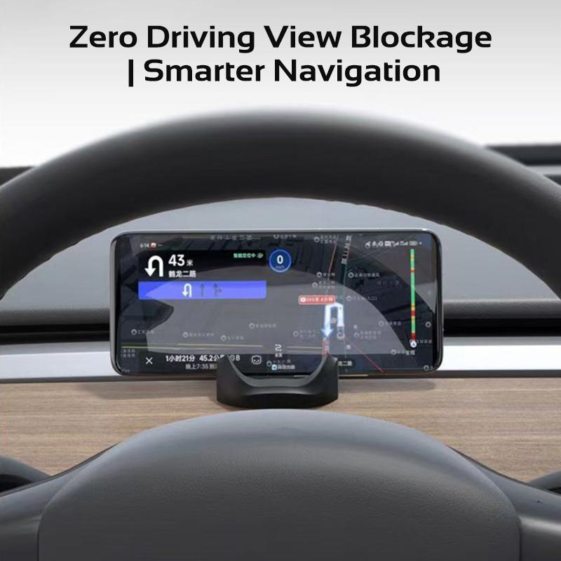 For Tesla Model 3 Y 2021-2026 Highland Juniper Soft Silicone Rubber Phone Holder Dashboard Cellphone Mount Clip Car Accessories