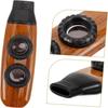 Dual-Hole Kazoo Musical Instrument, Lightweight Durable Grain Design Practice Kazoo For Guitar Ukulele Accompaniment