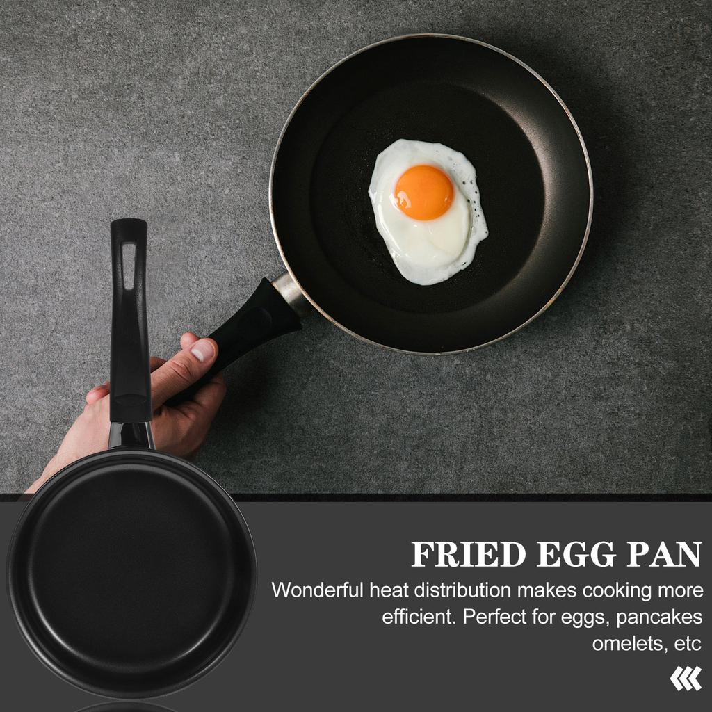 2Pcs Mini Frying Pan 14Cm Non-Stick Surface for Egg Pancake Omelette Cooking Pan Fast Heating Even Distribution Ideal for Home