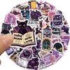 50PCS Purple Pack Bookish Stickers for Notebook Luggage Skateboard Decoration Graffiti Decals Cool Decals