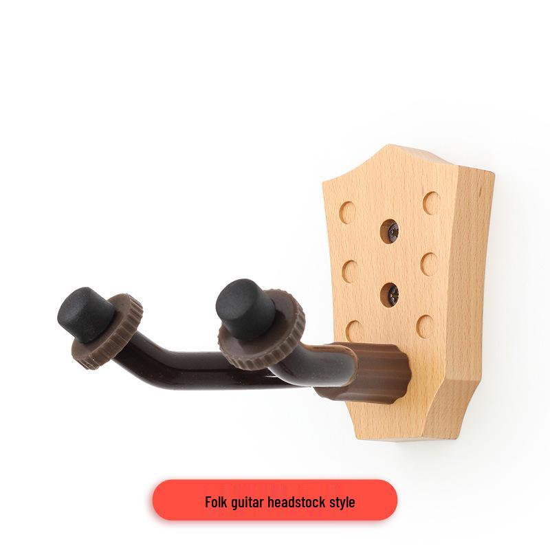 Dřevěný závěs na hlavu kytary na zeď pro ukulele a příslušenství ke klasické kytaře