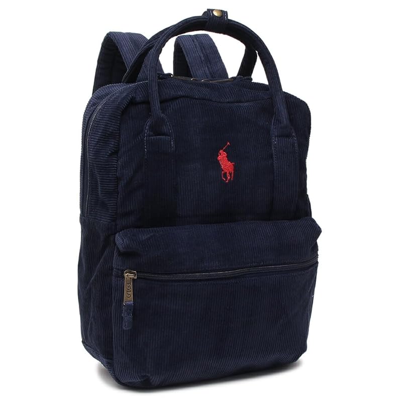 

[POLO RALPH LAUREN] [Polo Ralph Lauren] backpack backpack navy red ladies 9AR100 BCV A4 compatible [product]