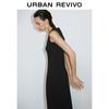 UR2025 Women's Slim-fit Back Slit Maxi Dress