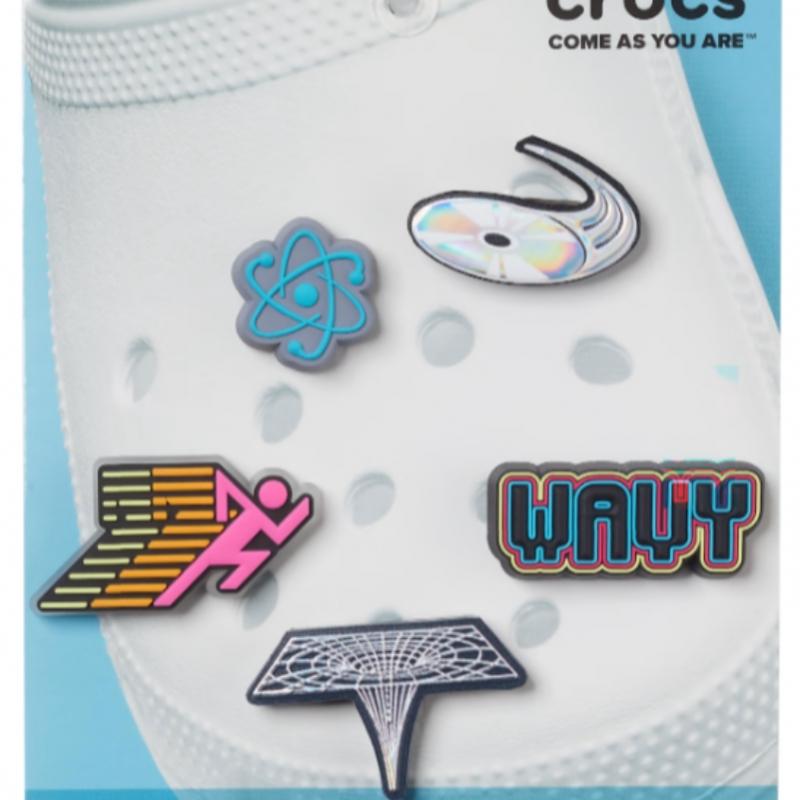 Crocs Wave Race Backer Zibbitz 5 Pack 10009533