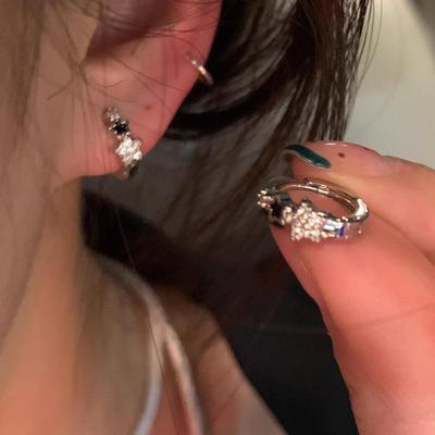 Exquisite Sternohrringe mit Mikro-Einlage aus Zirkonia – trendiges, vielseitiges und stilvolles Damenaccessoire