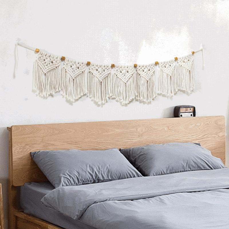 Handwovens Macrames Tapestry Wall Hanging Tapestry For Bedroom Ambiances Hanging Pendants Decoration Present for Family