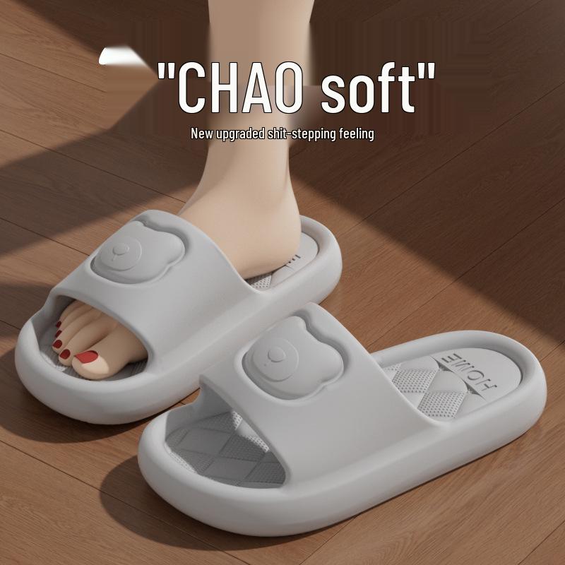 EVA Non-Slip Thick-Soled Slippers: Comfort and Deodorizing Sandals for Indoor/Outdoor Use by Parents and Children In Summer