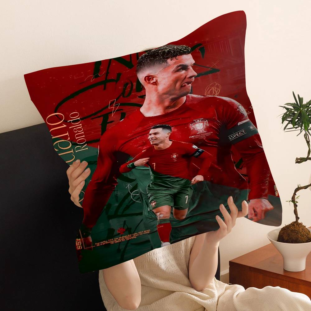 Football Star Number Personalized Pillow Cover Kids Bedroom Wild Party Decor Pillowcase kid Birthday shower Gift