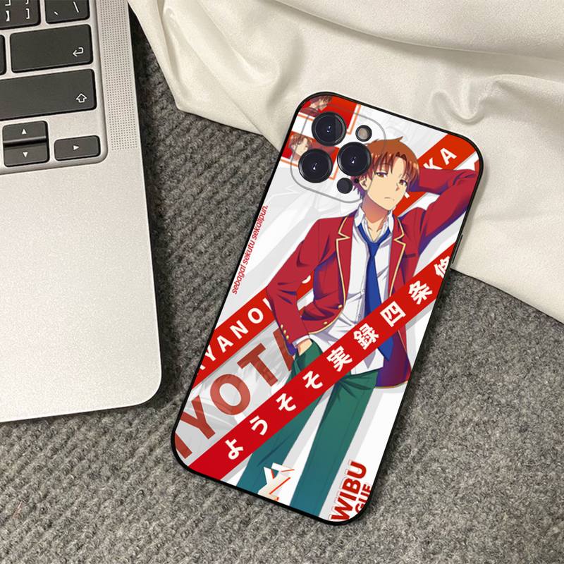 

MaiYaCa Kiyotaka Ayanokouji Phone Case For iPhone 14 11 12 13 Mini Pro Max 8 7 6 6S Plus X SE 2020 XR XS Funda Case iphone 14 plus