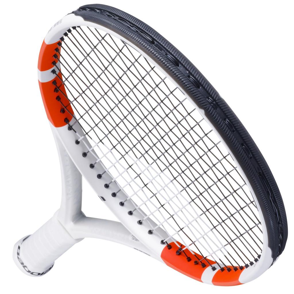 BabolaT Pure Strike Team 2 Tennis White x Scarlet Racket, Unstrung,