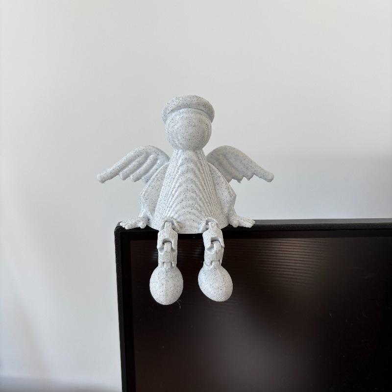 Creative 3D Printed Angel Sculpture Jointed Action Doll For Garden Home Decortions Desktop Ornaments Crafts