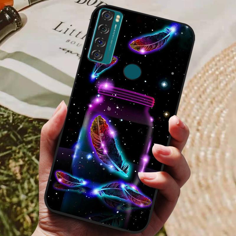For TCL 20 SE Case Soft Silicone Phone Back Cover For TCL 20 SE TCL20SE TCL20 20SE Cases Coque for TCL 20SE  Fundas Bumper Shell