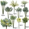 Mixed Artificial Flowers Bouquet with Eucalyptus Leaves And Silver Willow Cuttings for Wedding Floral DIY Home Decor