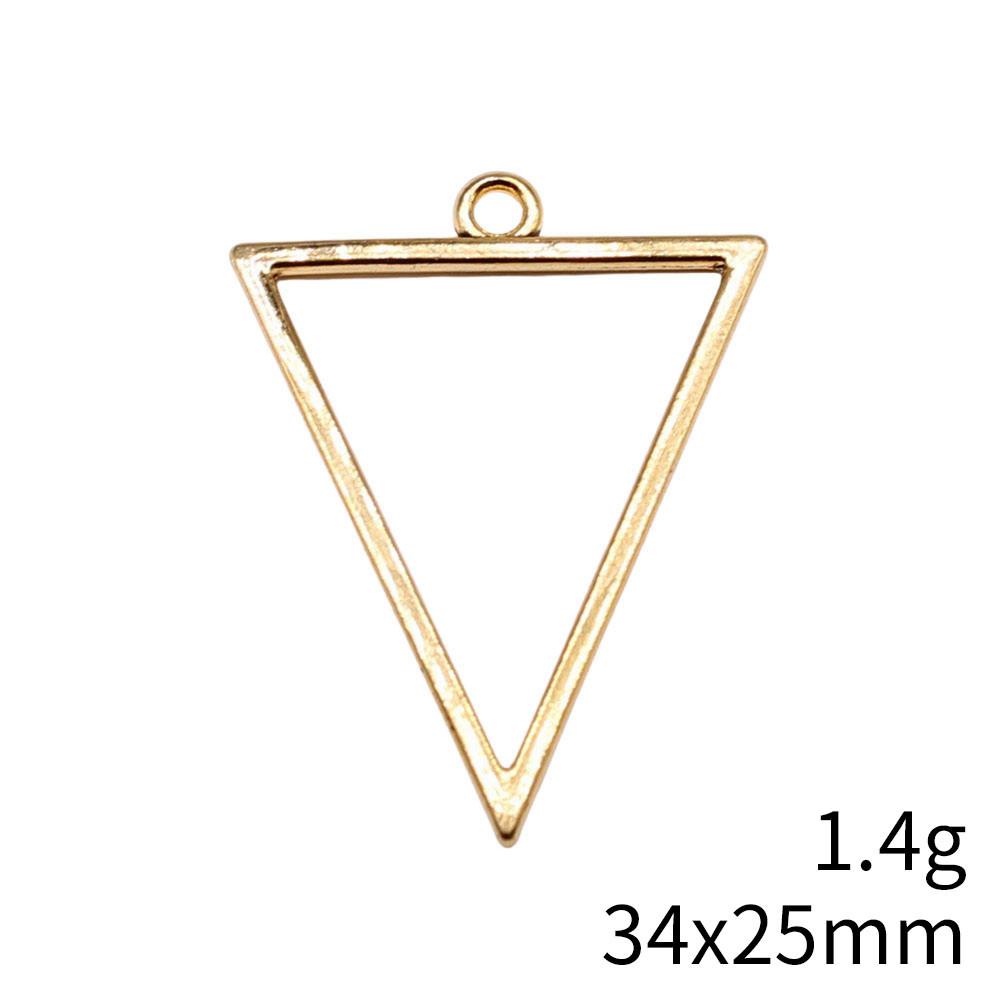 Wedding Anniversary Charms For Italian Bracelet Geometric Hollow Charms Pendant Women's Clothing Pendant Accessories