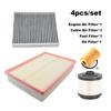 4pcs Filter Set For Great Wall POER Kiong 2.0TDI-Diesel HAVAL H5 2024 Engine Cabin AC Air Fuel Oil Filter Car Accessories