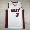 Miami Heat NBA Basketball Jersey White Team Uniform Men Women Adult Sports Training Game Wear