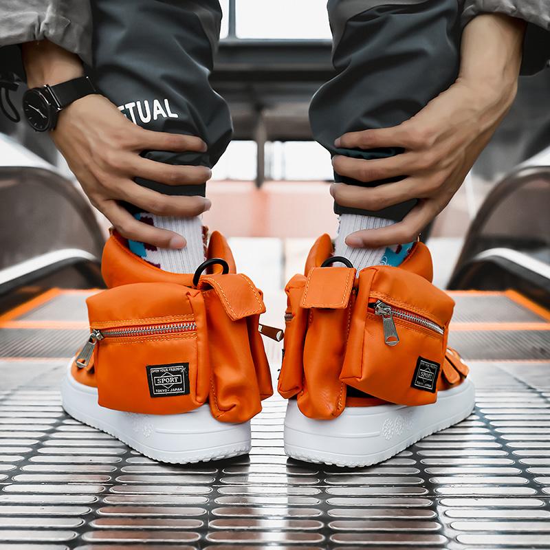 Fashion 2024 Four Season New High top Casual Breathable Hollow Board Shoes Men's Sports Skateboarding Shoes  Fashion  Vulcanized Shoes