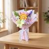 Chenille Flower Bouquet Ready to Gift Decor Pastel for Desk, Classroom, Teachers