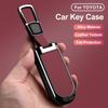 Metal Car Key Case Cover Shell Fob For Toyota Roomy Tank Passo Roomie For Daihatsu La600S La610S La150S Canvas Tanto Move