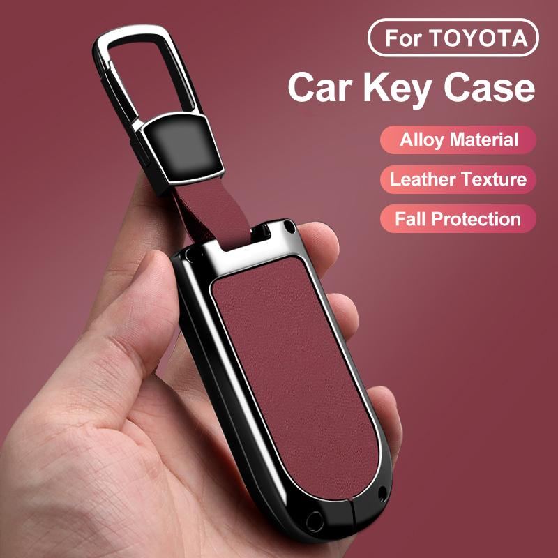 Metal Car Key Case Cover Shell Fob For Toyota Roomy Tank Passo Roomie For Daihatsu La600S La610S La150S Canvas Tanto Move