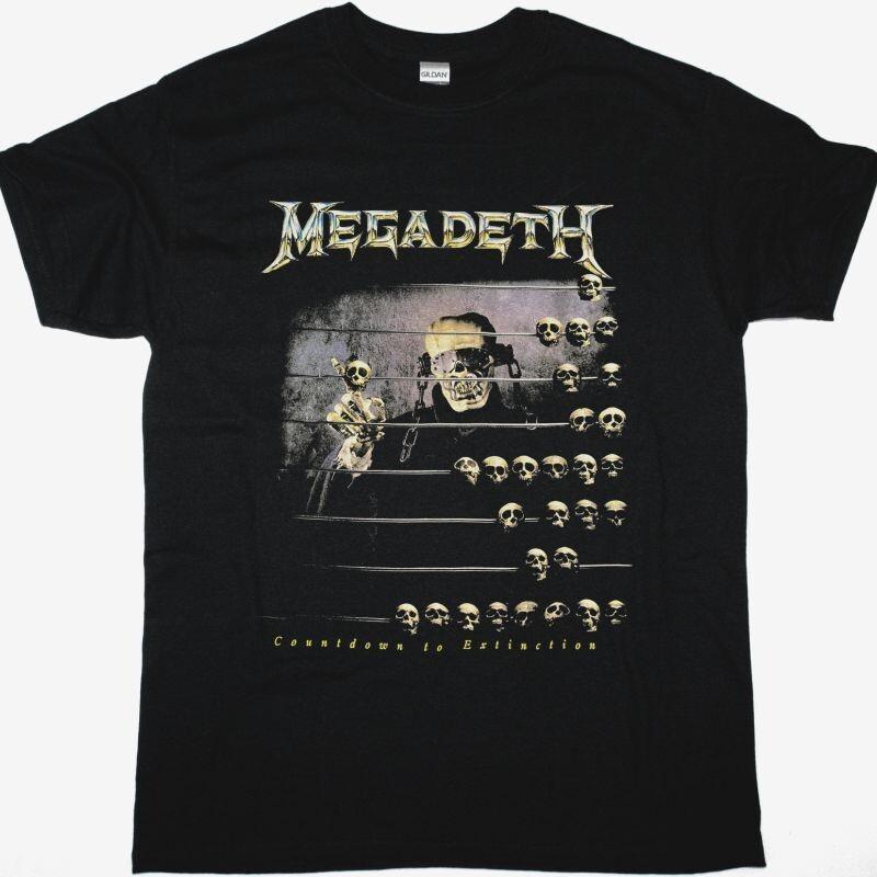 MEGADETH COUNTDOWN TO EXTINCTION NEW BLACK T-SHIRT Unisex T-Shirt L