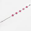 Lucky Five-Leaf Clover Beaded Bracelet for Women Classic Fashion Minimalist Gold Plated Stainless Steel Jewelry