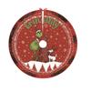 Christmas Tree Skirt New Greentown Cartoon Tree Skirt 90CM Digital Printing Christmas Creative Decoration Tree Fence