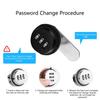 2Pieces Combination Lock 3 Digit Code Cams Lock Accessory for Drawers and Cabinet Sturdy Zinc Alloy Materials Use