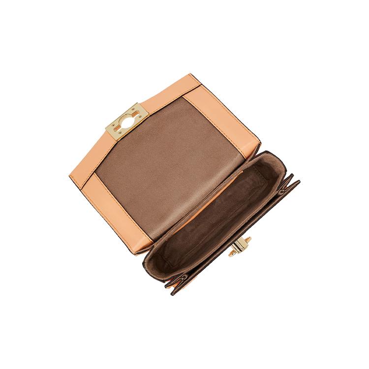 New MICHAEL KORS Hendri Cow Leather Shoulder Bag Crossbody Bag Extra Small Women's Cantaloupe Color 32F0L1HC0L-819