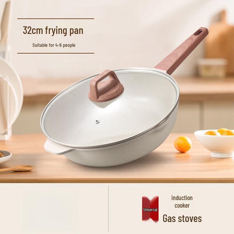 Triceratops Maifan Stone Non-Stick Induction Wok