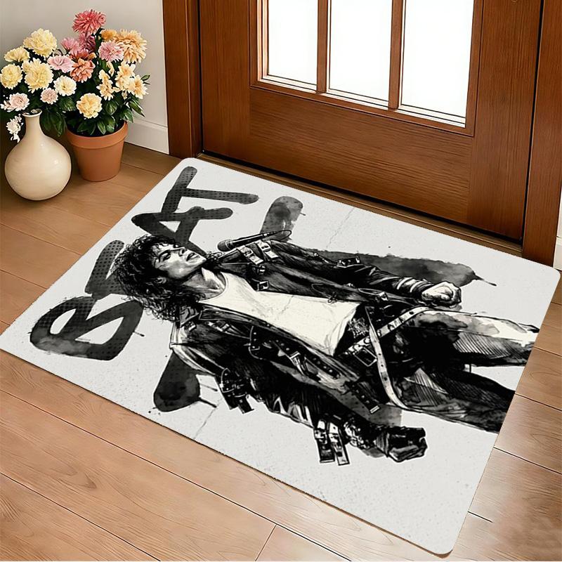 Michael Jackson Living Room Nonslip Area Rug Soft Carpet For Bedroom Gameoom Playroom Sofa Office Home Decor Doormat